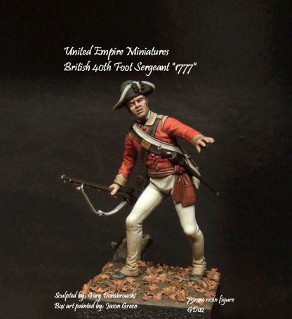 British 40th Foot Sergeant "1777" GD02