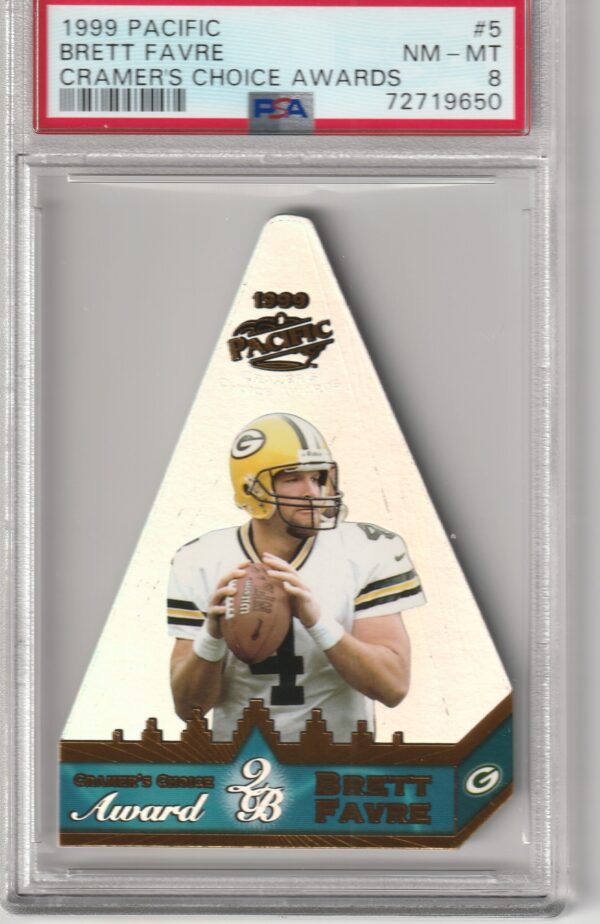 1999 Pacific Cramer's Choice Brent Favre PSA 8