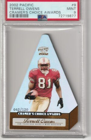 2002 Pacific Cramer's Choice  Terrell Owens PSA 9