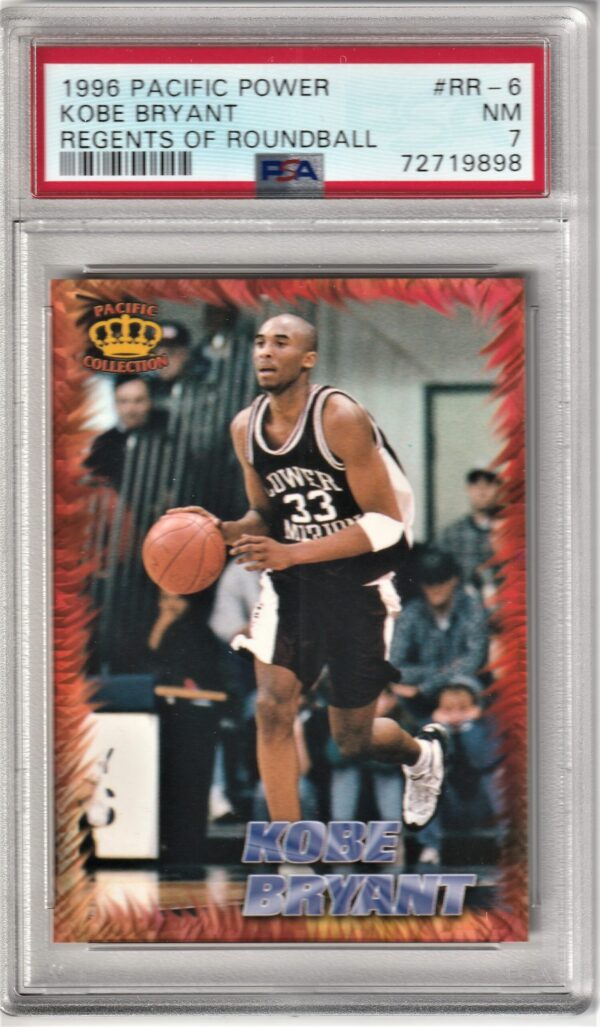 1996 Pacific Power Kobe Bryant Rookie Card PSA 7