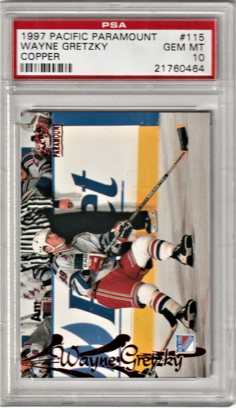 1997 Pacific Paramount Copper Wayne Gretzky PSA 10