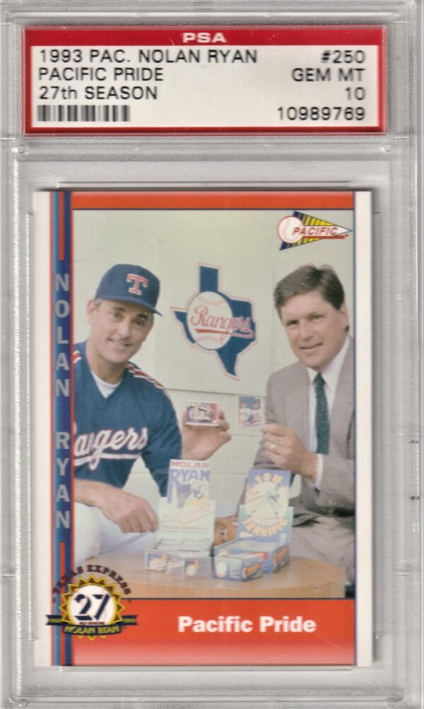 1993 Pacific Nolan Ryan Pacific Pride PSA 10