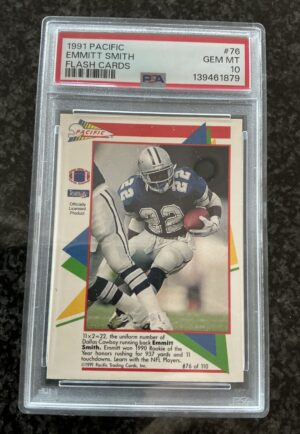 1991 Pacific Flash Card Emmitt Smith