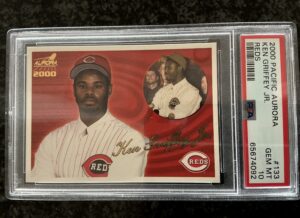 Ken Griffey Jr 2000 Pacific Aurora PSA 10
